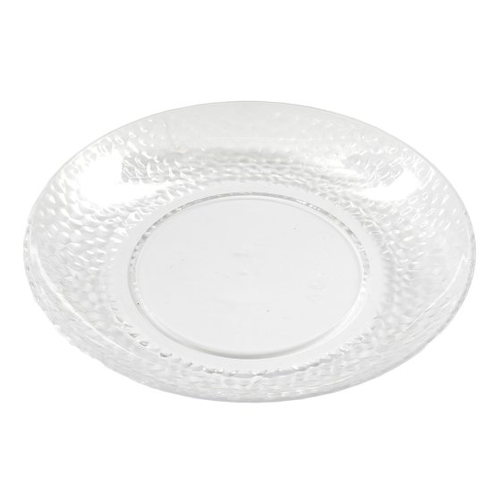 Teller Ø 27 cm 2er Set Kunststoff mit Blaseneffekt 