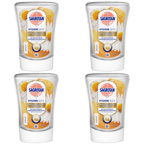 Sagrotan Handseife No Touch Nachfüller Lotusblüte 250ml 4er Pack 