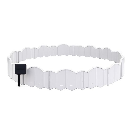 Beeteinfassung 1260 cm Zierzaun Cloud mit Beleuchtung 