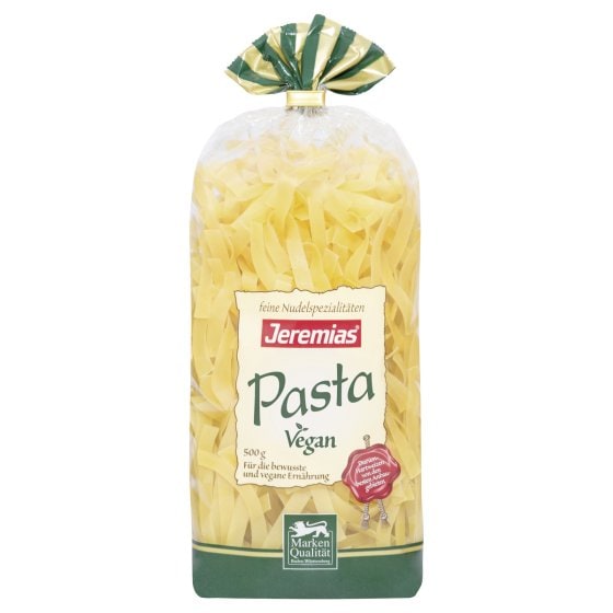 Jeremias Bandnudeln 8mm Pasta aus Hartweizengriess 500g 4er Pack 