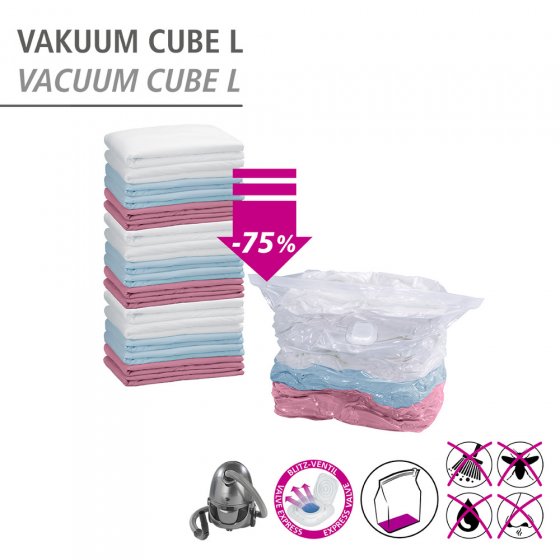 Vakuum Mod. Cube Set, 4-teilig, 2 x Cube S und 2 x Cube L 