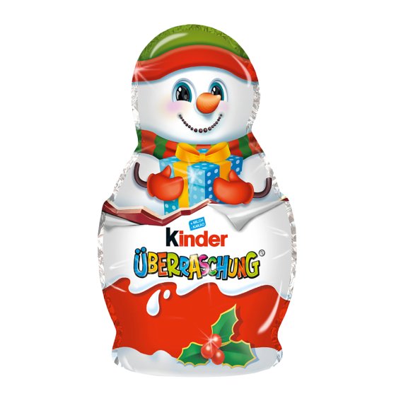 kinder Schokolade kleine Weihnachts Hohlfigur mit Überraschung 36g 