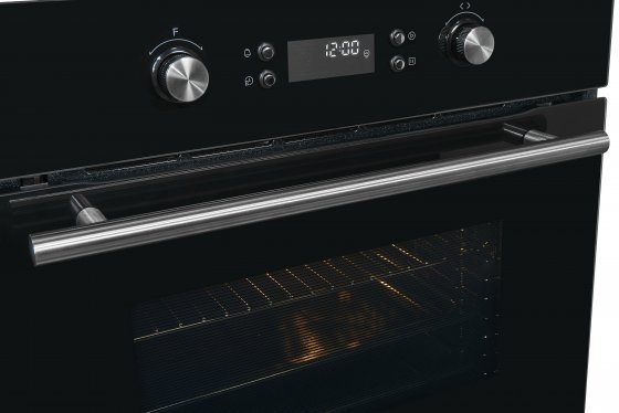 Einbaubackofen EBEP697-H-030 Schwarz Pyrolyse