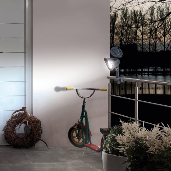 Solar-LED-Klemmleuchte - 2er Set 