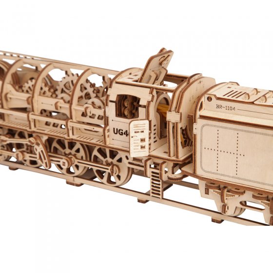 Holzmodell Dampflokomotive