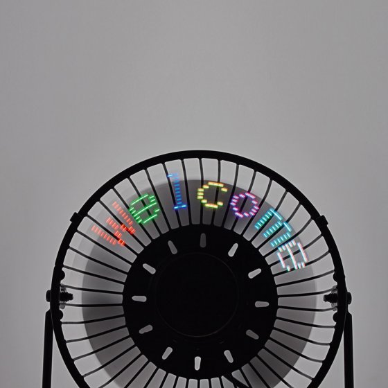 Ventilator mit LED-Animation 