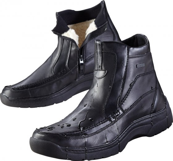 Wasserabweisen.Lederstiefel,45 45 | Schwarz