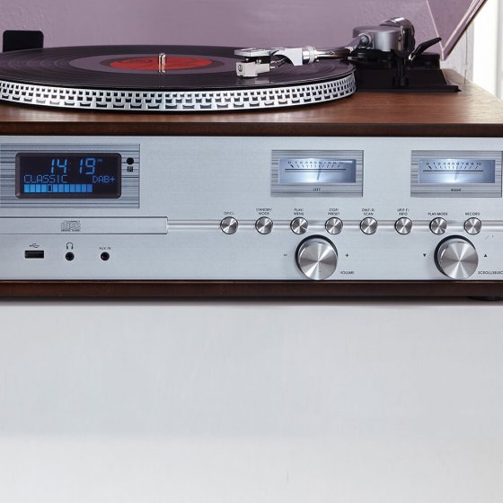 Retro-HiFi-Anlage mit DAB+ 