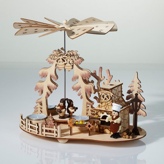 Teelichtpyramide mit Räucherofen