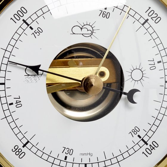 Analoges Messing-Barometer