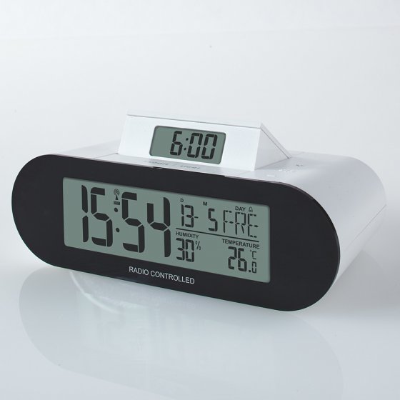 Funkwecker mit „Pop-up”-Display