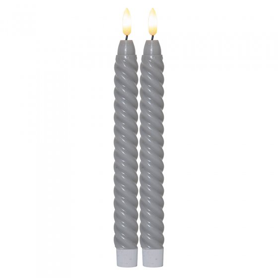LED Kerzen 2er-Pack SWIRL 