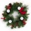 Weihnachtskranz mit 4 LED-Kerzen - 5
