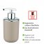 Bad-Accessoire Set Mod. Brasil Taupe, 4-teilig , Spezialkunststoff, bruchsicher - 5