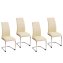 Esszimmerstuhl SallyC Kunstleder 4er-Set Beige - 5