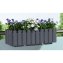 Blumenkasten mit Wasserspeicher Nessa 50 cm Grau - 5