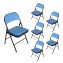 Klappstühle 6er Set Wedigo Blau - 5