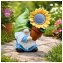 Solardekoleuchte Zwerg mit Blume - 5
