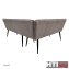 Eckbank 154 x 195 cm Mesilla Braun kurzer Schenkel links - 5