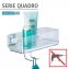 Vacuum-Loc® Wandablage mit Haken Mod. Quadro Edelstahl, Befestigen ohne bohren - 5