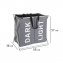 Wäschesammler Mod. Duo Grau, Wäschekorb, 120 l - 5