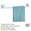 Vacuum-Loc® Badetuchstange Uno Mod. Quadro Edelstahl, Befestigen ohne bohren - 5