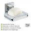 Vacuum-Loc® Seifenablage Mod. Quadro Edelstahl, Befestigen ohne bohren - 5