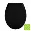 Premium WC-Sitz Mod. Kos Schwarz, recyclebarer Thermoplast, mit Absenkautomatik - 5