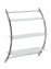 Wandregal Mod. Vermont Chrom mit 3 Glasablagen, Ablagen aus Sicherheitsglas - 5