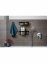 Wandregal 2 Etagen Mod. Classic Plus Black mit Vacuum-Loc® Adapter, Befestigen ohne bohren - 5
