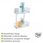Vacuum-Loc® Wandregal 2 Etagen Mod. Quadro Edelstahl, Befestigen ohne bohren - 5