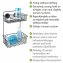 Vacuum-Loc® Wandregal 2 Etagen Mod. Bari Schwarz, Befestigen ohne bohren - 5
