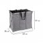 Wäschesammler Mod. Trio Grau meliert, Wäschekorb, 130 l - 5