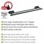 Turbo-Loc® Badetuchstange Duo Mod. Orea Black Matt, 60 cm, Befestigen ohne bohren - 5