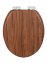 WC-Sitz Mod. Chestnut Braun, aus FSC® zertifiziertem MDF - 5