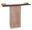 Turbo-Loc® Badetuchstange Mod. Orea Duo Bamboo, 60 cm, Befestigen ohne bohren - 5
