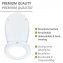 WC-Sitz Mod. Rope mit Relief, aus bruchstabilem Thermoplast - 5