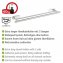 Turbo-Loc® Badetuchstange Duo Mod. Orea Matt, 60 cm, Befestigen ohne bohren - 5