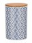 Aufbewahrungsdose Mod. Lorca 1,45 l , Keramikdose im mediterranen Ornamenten-Muster, Blau-Weiß - 5