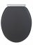WC-Sitz Mod. Morra Anthrazit Matt, Universalform, aus massivem MDF - 5
