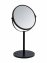 Kosmetik-Standspiegel Mod. Assisi Ø 17 cm Schwarz, mit 3-fach Vergrößerung - 5