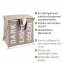Wäschesammler Mod. Trio Top Taupe, Fassungsvermögen: 118 Liter - 5