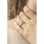 Ring 375/- Gelbgold 2farbig Zirkonia - 5