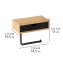Toilettenpapierrollenhalter mit Schublade Mod. Bambusa, zur Wandmontage - 5