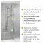 Teleskop-Duschecke Mod. Prea Edelstahl, aus rostfreiem Edelstahl - 5