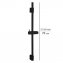 Duschstange Mod. Classic Schwarz 70 cm, 70 cm - 5