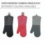 Topfhandschuhe Silikon Grau, 1 Paar - 5