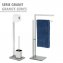 Stand WC-Garnitur Mod. Granit Edelstahl, rostfrei - 5