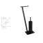 Stand WC-Garnitur Mod. Lirio Schwarz matt, mit viereckiger Bodenplatte - 5