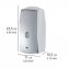 Infrarot Seifenspender Mod. Treviso Chrom 650 ml, automatischer Flüssigseifen-Spender, 650 ml - 5
